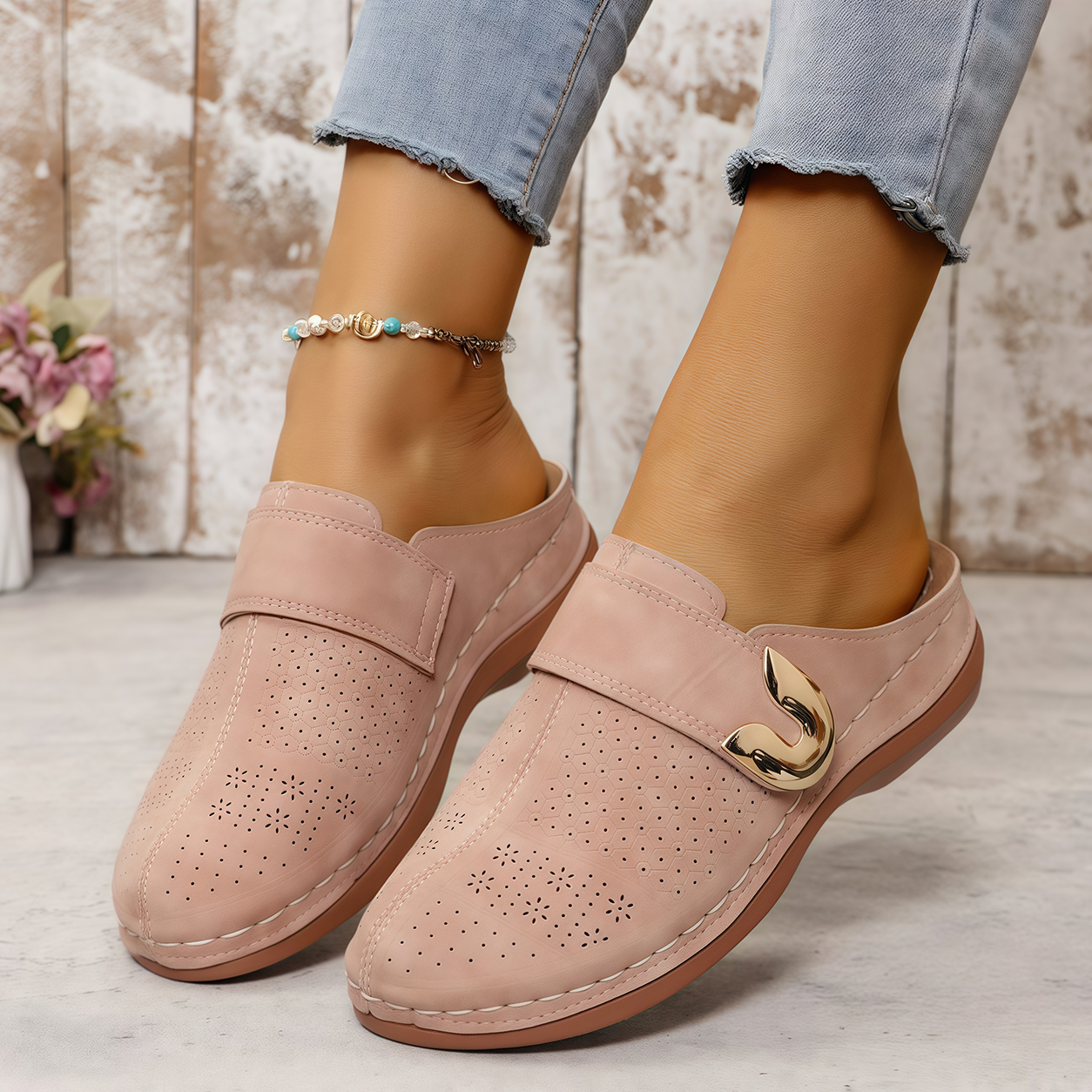 🏆 Confort toute la journée 👣 Mocassins compensés en cuir – faciles à enfiler et confortables ⏳ 𝐃𝐄𝐑𝐍𝐈𝐄𝐑 𝐉𝐎𝐔𝐑 : −𝟖𝟎 %