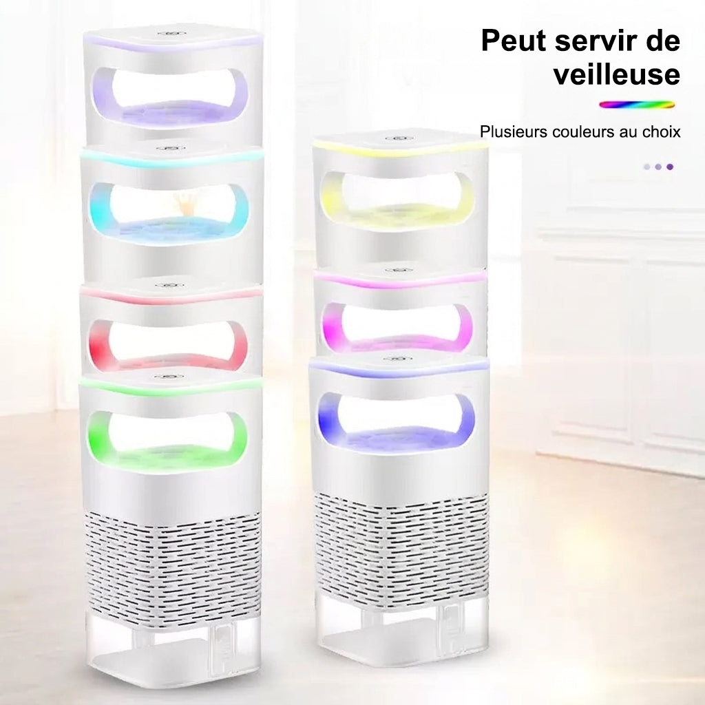 🔦Piège à insectes silencieux – Contre les moustiques, moucherons et mites🦟