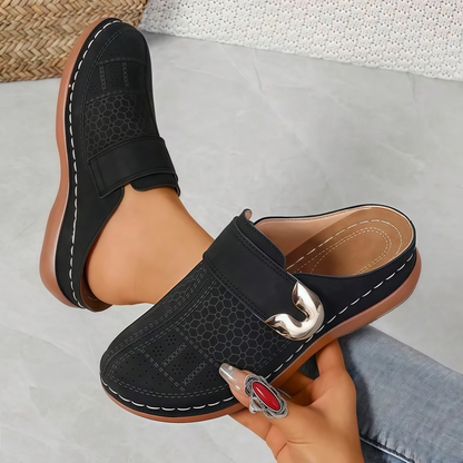 🏆 Confort toute la journée 👣 Mocassins compensés en cuir – faciles à enfiler et confortables ⏳ 𝐃𝐄𝐑𝐍𝐈𝐄𝐑 𝐉𝐎𝐔𝐑 : −𝟖𝟎 %