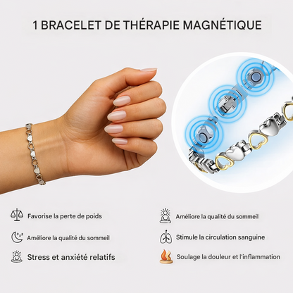 🇫🇷 CZTICLE® Bracelet Magnétique Bien-Être ✨Relaxation · Meilleur Sommeil · Équilibre Intérieur