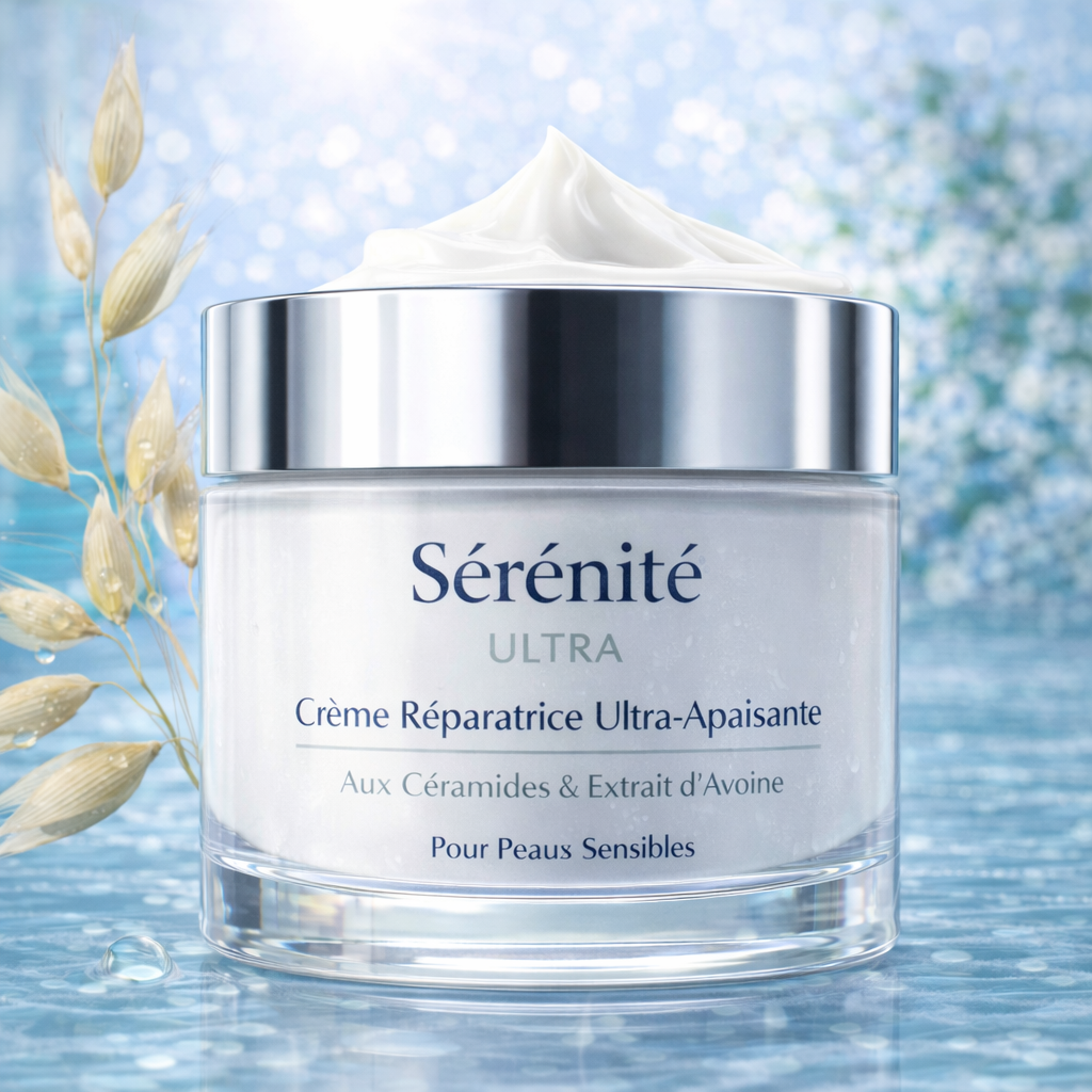 Sérénité Ultra Soothing Repair Cream with Ceramides & Oat Extract for Sensitive Skin