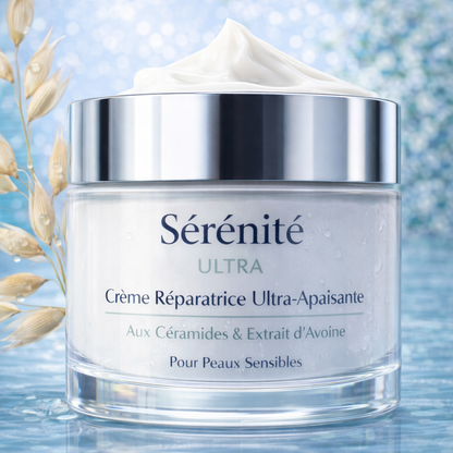 Sérénité Ultra Soothing Repair Cream with Ceramides & Oat Extract for Sensitive Skin