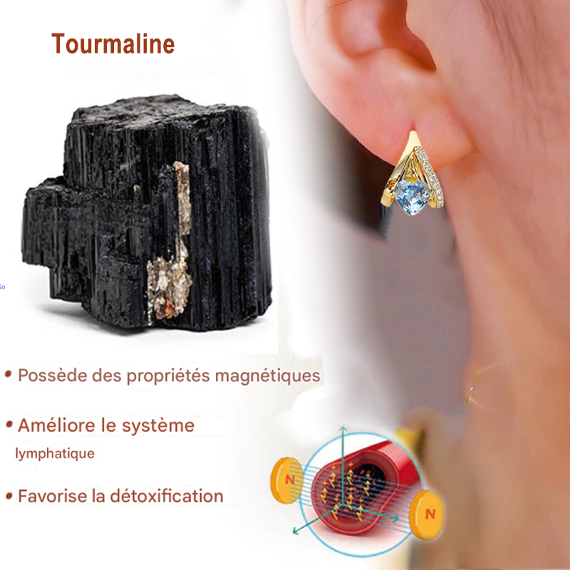 ✨ DERNIER JOUR SOLDES -80% 🔥 CZTICLE® Lymphvity MagneTherapy Boucles d’Oreilles en Germanium 💎 1 utilisation par jour · Changements visibles en 7 jours
