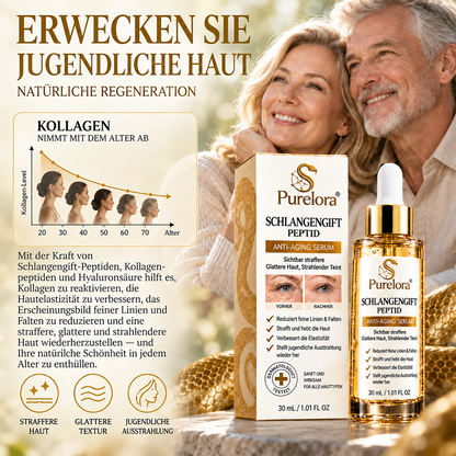 Purelora® Snake Venom Peptide Renewal Serum – Firming, Fine Lines & Visible Marks Care