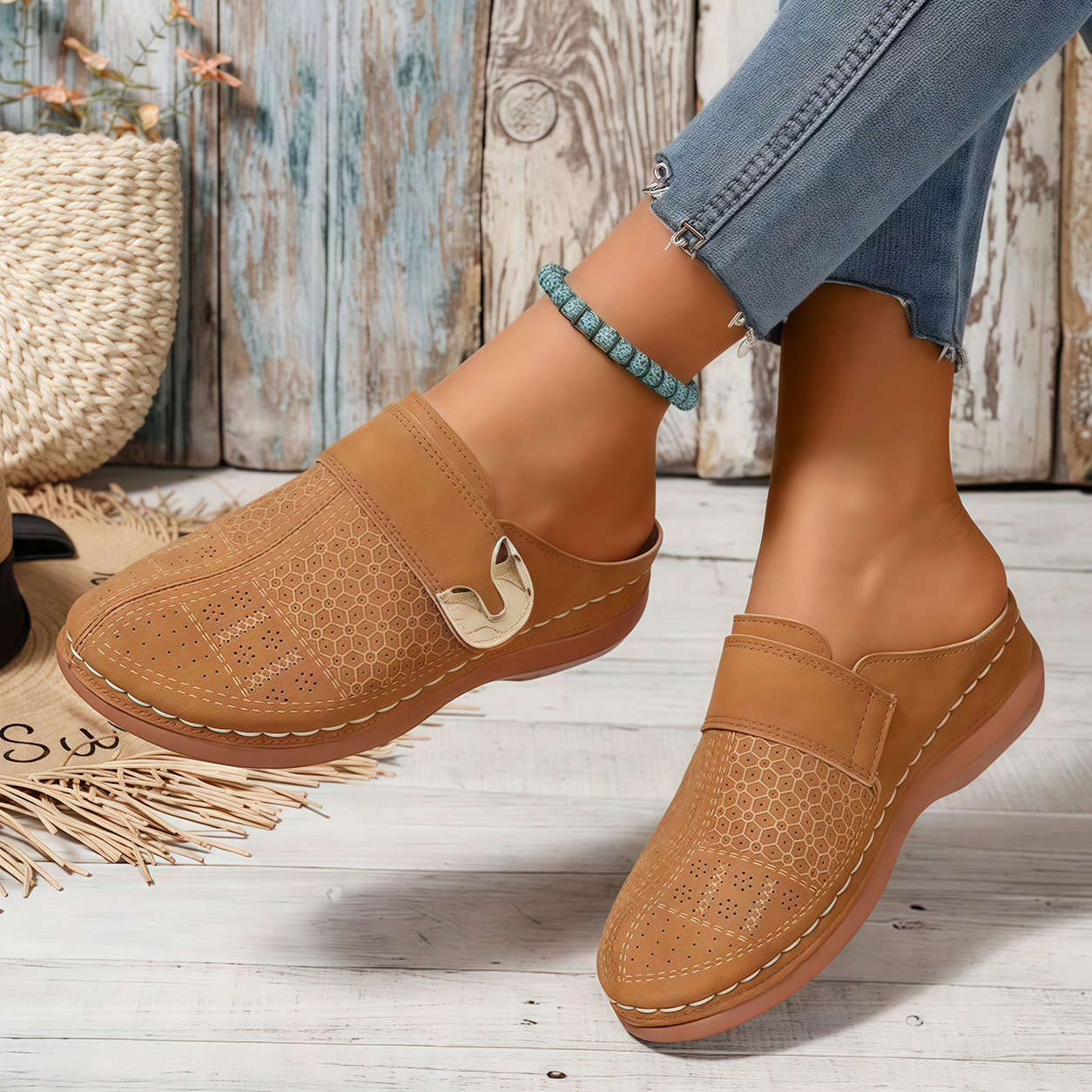 🏆 Confort toute la journée 👣 Mocassins compensés en cuir – faciles à enfiler et confortables ⏳ 𝐃𝐄𝐑𝐍𝐈𝐄𝐑 𝐉𝐎𝐔𝐑 : −𝟖𝟎 %