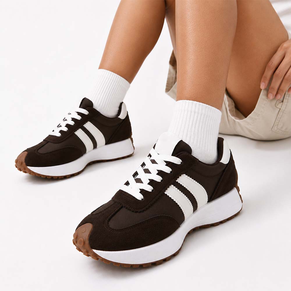 🏆 Meilleure Vente 2026 – Baskets Rétro Premium Femme – Légères, Confortables & Élégantes ☁️👟