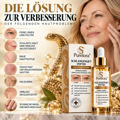 Purelora® Snake Venom Peptide Renewal Serum – Firming, Fine Lines & Visible Marks Care