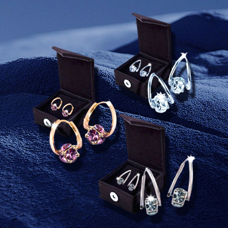 (DERNIER JOUR – SOLDES 80% 🔥) 👩‍⚕️🎉 CZTICLE® Lymphvity MagneTherapy Boucles d’Oreilles en Germanium  ✨ 1 utilisation par jour · Changements visibles en 7 jours