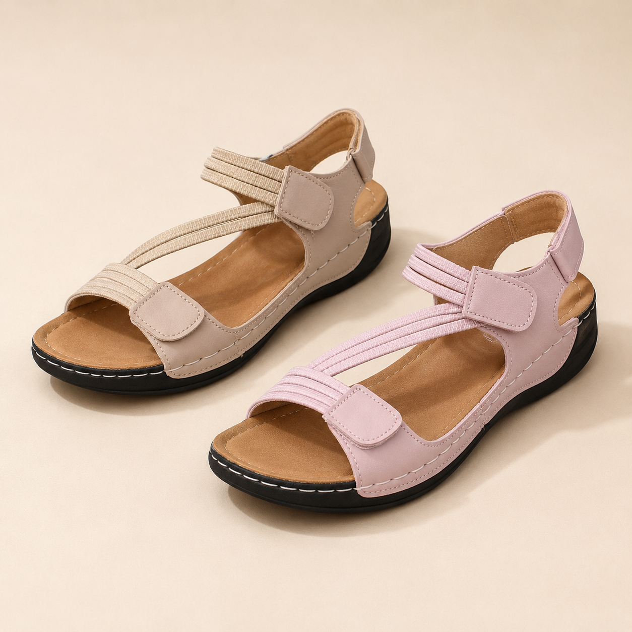 Beige & Rose