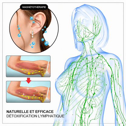 🔥 DERNIER JOUR – JUSQU'À -80 % 💎 Czticle® Boucles d’Oreilles en Germanium Histone Magnetology Lymphvity