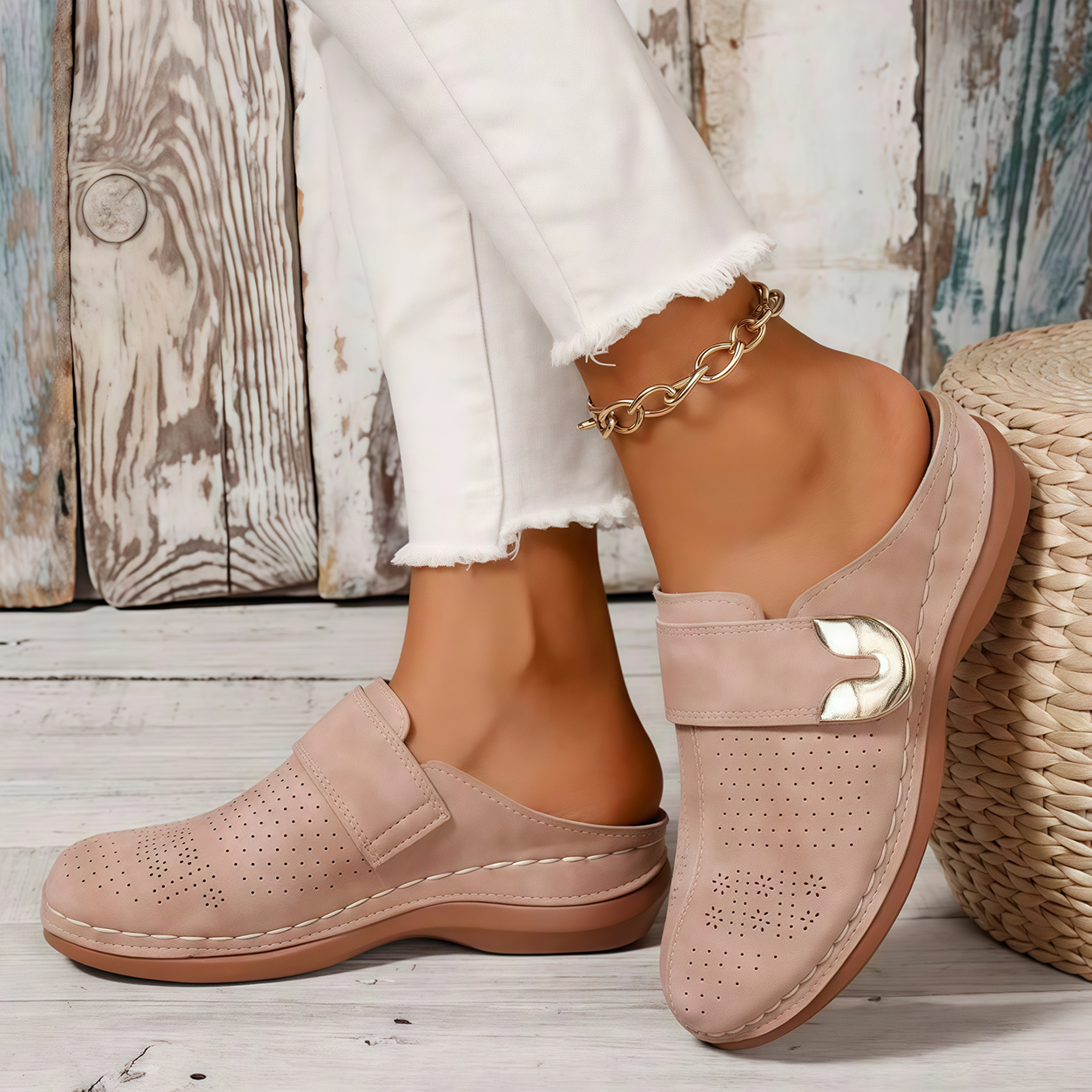 🏆 Confort toute la journée 👣 Mocassins compensés en cuir – faciles à enfiler et confortables ⏳ 𝐃𝐄𝐑𝐍𝐈𝐄𝐑 𝐉𝐎𝐔𝐑 : −𝟖𝟎 %