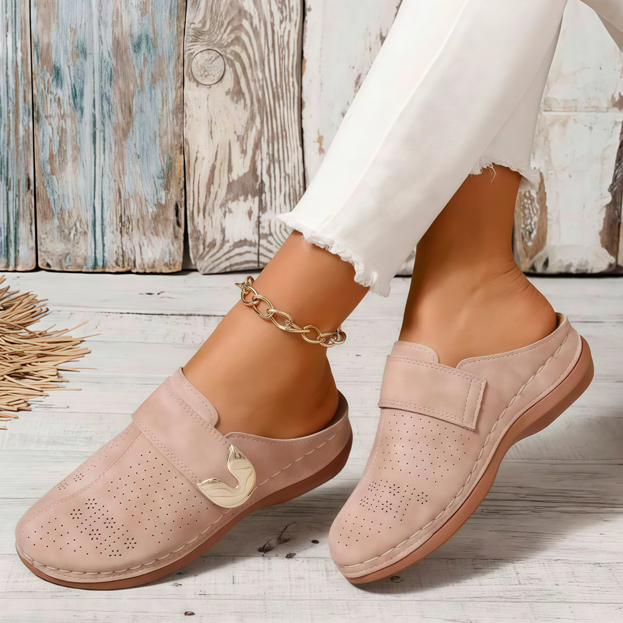 🏆 Confort toute la journée 👣 Mocassins compensés en cuir – faciles à enfiler et confortables ⏳ 𝐃𝐄𝐑𝐍𝐈𝐄𝐑 𝐉𝐎𝐔𝐑 : −𝟖𝟎 %