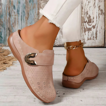 🏆 Confort toute la journée 👣 Mocassins compensés en cuir – faciles à enfiler et confortables ⏳ 𝐃𝐄𝐑𝐍𝐈𝐄𝐑 𝐉𝐎𝐔𝐑 : −𝟖𝟎 %