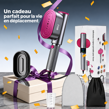🔥 𝑫𝑬𝑹𝑵𝑰𝑬𝑹 𝑱𝑶𝑼𝑹 – 50 % 𝑫𝑬 𝑹É𝑫𝑼𝑪𝑻𝑰𝑶𝑵 🔥 Défroisseur & Fer à Vapeur 2-en-1 1200W – Chauffe Rapide, Compact & Idéal pour le Voyage