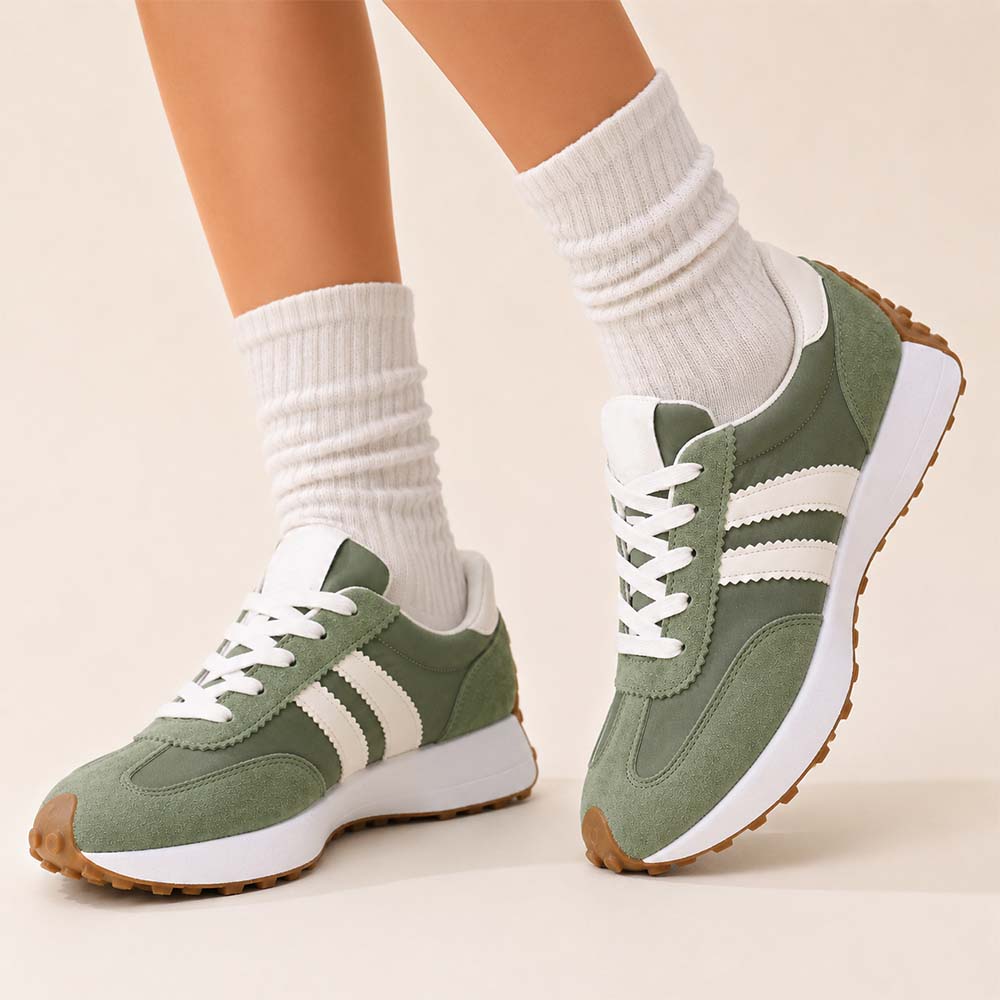 🏆 Meilleure Vente 2026 – Baskets Rétro Premium Femme – Légères, Confortables & Élégantes ☁️👟