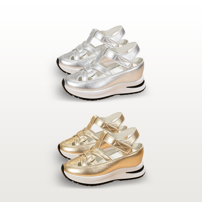 🔥Livraison gratuite - Sandales pour femmes BQODQO® au design souple et ajustable - Fermeture Velcro et confort optimal pour pieds larges et étroits