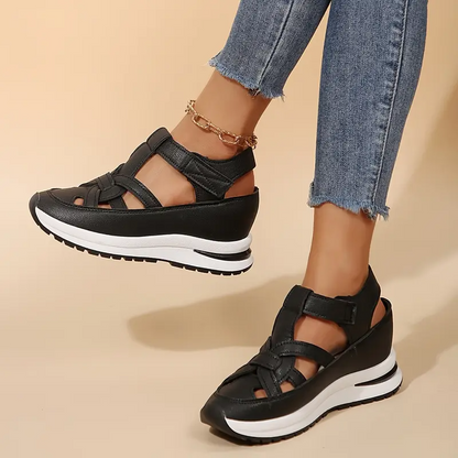 🔥Livraison gratuite - Sandales pour femmes BQODQO® au design souple et ajustable - Fermeture Velcro et confort optimal pour pieds larges et étroits