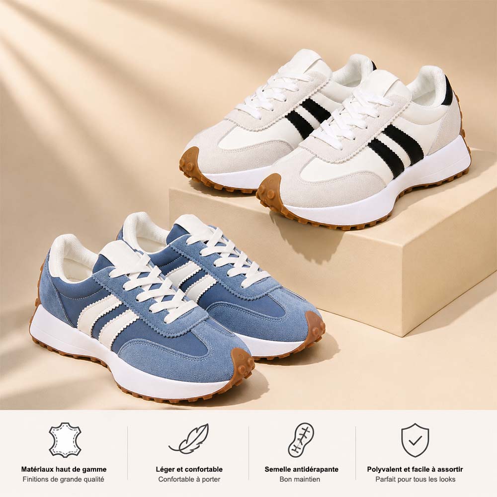 🏆 Meilleure Vente 2026 – Baskets Rétro Premium Femme – Légères, Confortables & Élégantes ☁️👟