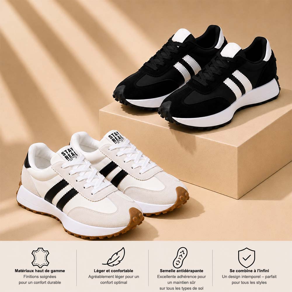 🏆 Meilleure Vente 2026 – Baskets Rétro Premium Femme – Légères, Confortables & Élégantes ☁️👟
