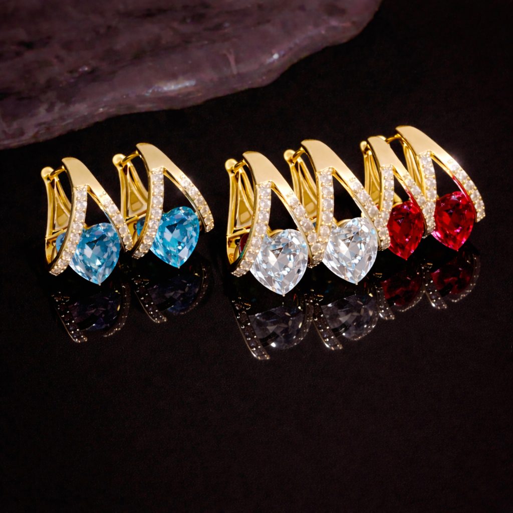 ✨ DERNIER JOUR SOLDES -80% 🔥 CZTICLE® Lymphvity MagneTherapy Boucles d’Oreilles en Germanium 💎 1 utilisation par jour · Changements visibles en 7 jours