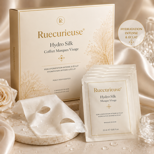 Ruecurieuse® Coffret de Masques Visage Hydro Silk
