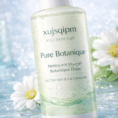 Pure Botanique Gentle Botanical Facial Cleanser with Green Tea & Chamomile for Sensitive Skin