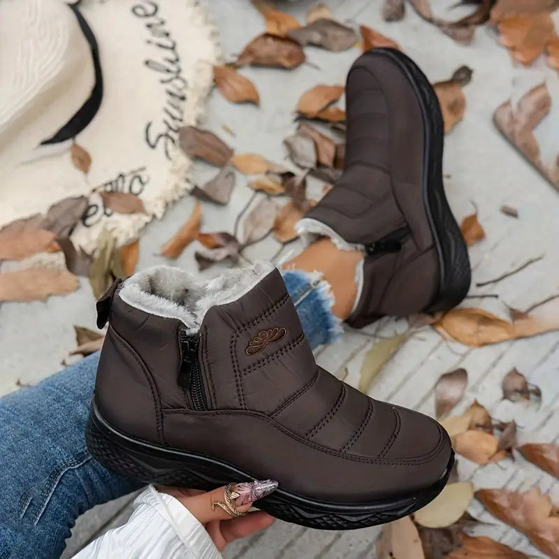 🔥LETZTER TAG: 80 % RABATT | Zeitlich begrenzte Aktion: Warme Damen‑Schneestiefel – wasserdicht mit Pelzfutter