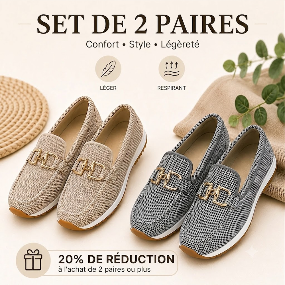 🔥 Best-seller 2026 🏆 Mocassins confortables avec soutien plantaire 👟 DERNIER JOUR : -80 %