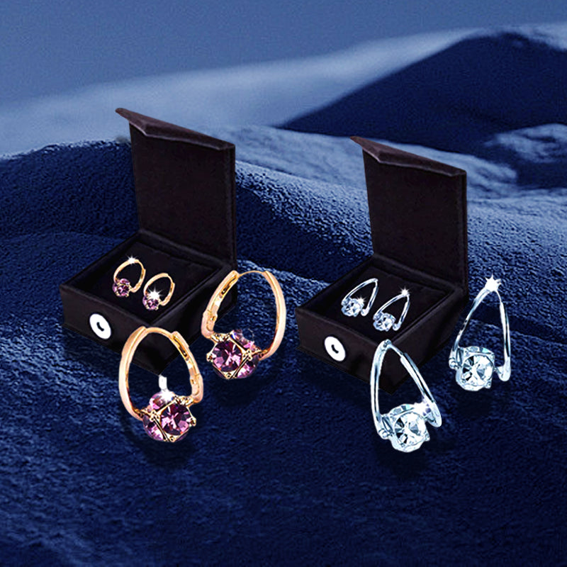 (DERNIER JOUR – SOLDES 80% 🔥) 👩‍⚕️🎉 CZTICLE® Lymphvity MagneTherapy Boucles d’Oreilles en Germanium  ✨ 1 utilisation par jour · Changements visibles en 7 jours