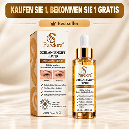 Purelora® Snake Venom Peptide Renewal Serum – Firming, Fine Lines & Visible Marks Care