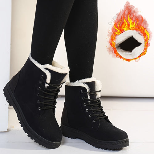 🔥Last Day Promotion 50% OFF - Women's Fleece Lined Snow Boots