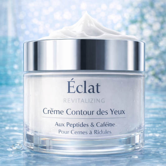 Éclat Revitalizing Eye Cream with Peptides & Caffeine for Dark Circles & Fine Lines