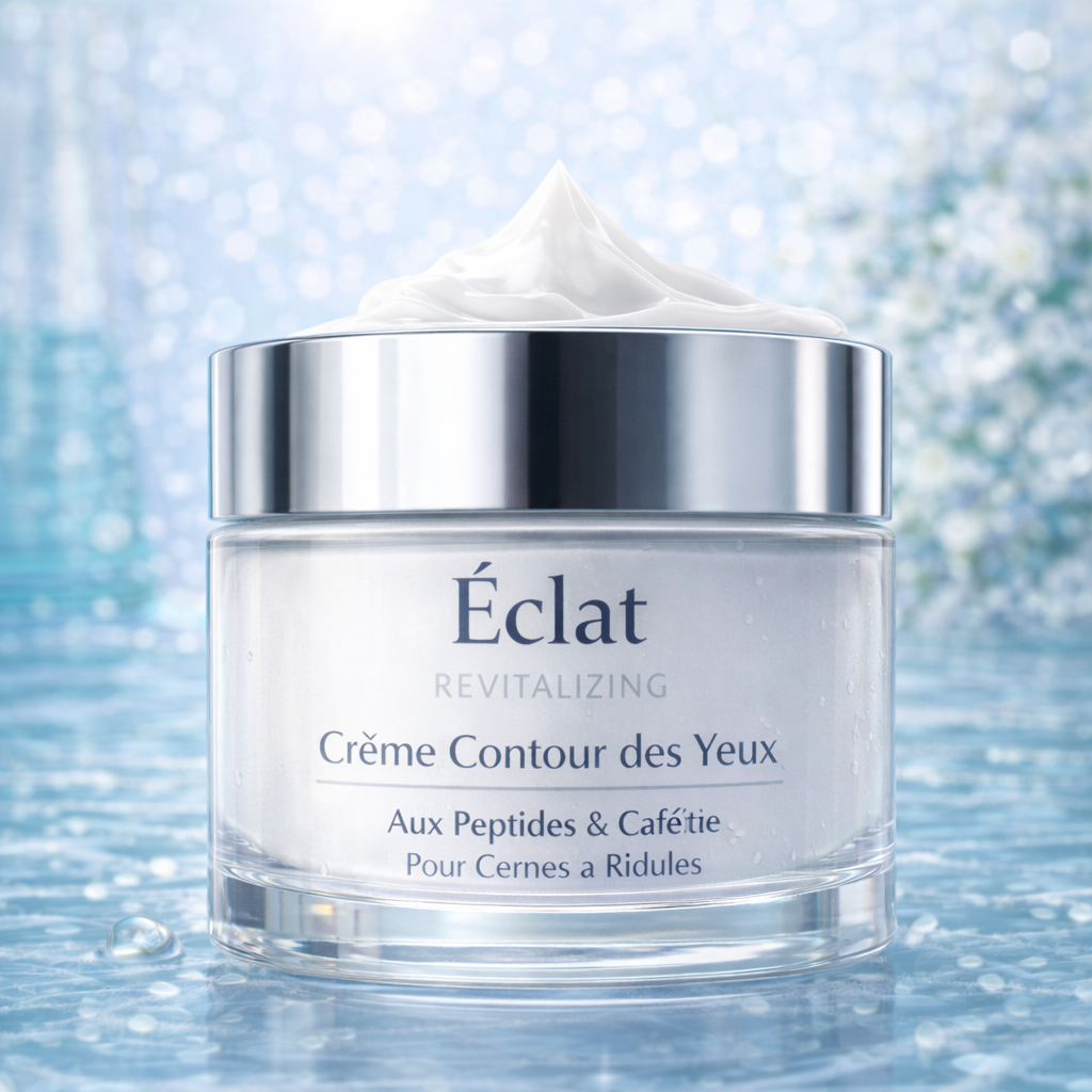 Éclat Revitalizing Eye Cream with Peptides & Caffeine for Dark Circles & Fine Lines