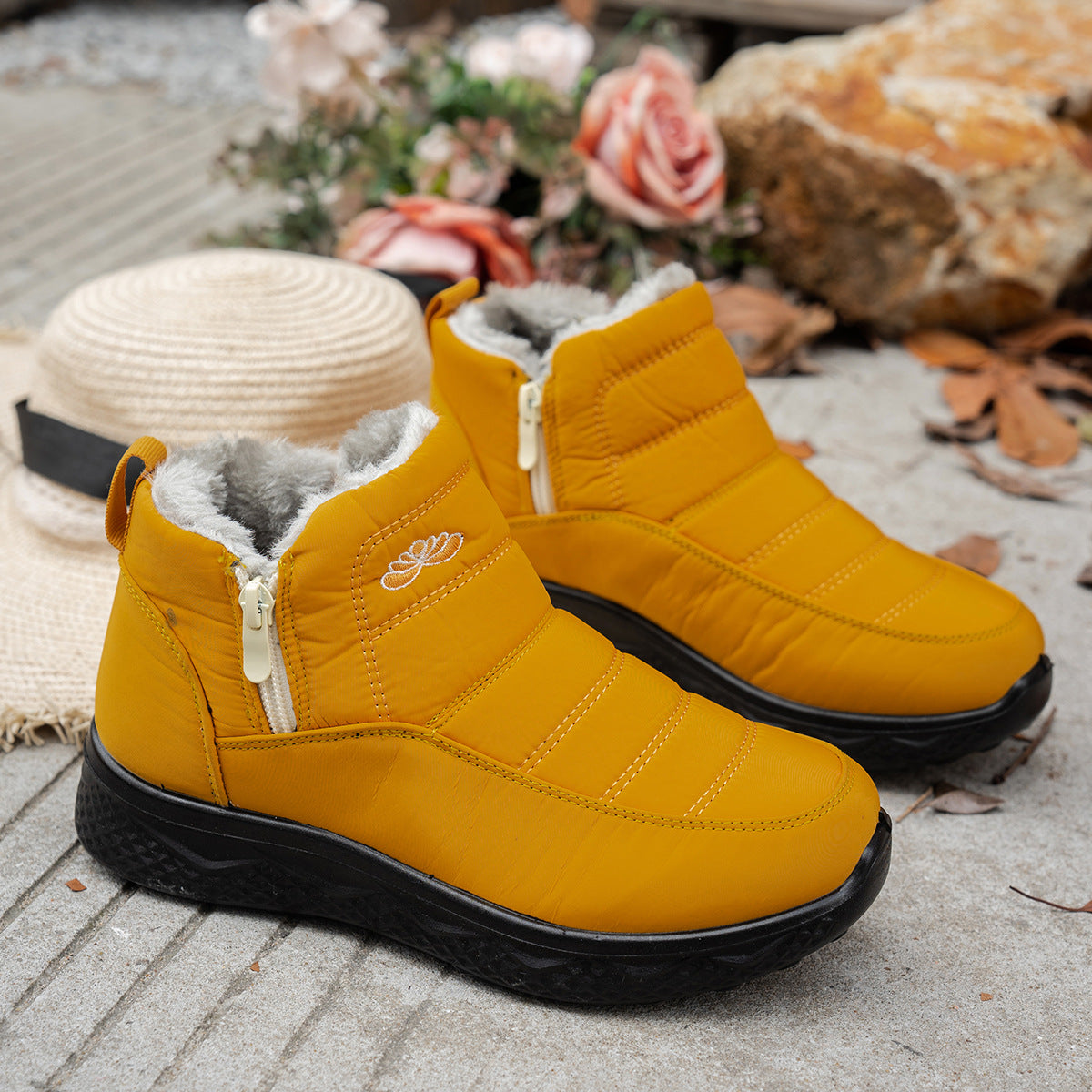 🔥LETZTER TAG: 80 % RABATT | Zeitlich begrenzte Aktion: Warme Damen‑Schneestiefel – wasserdicht mit Pelzfutter