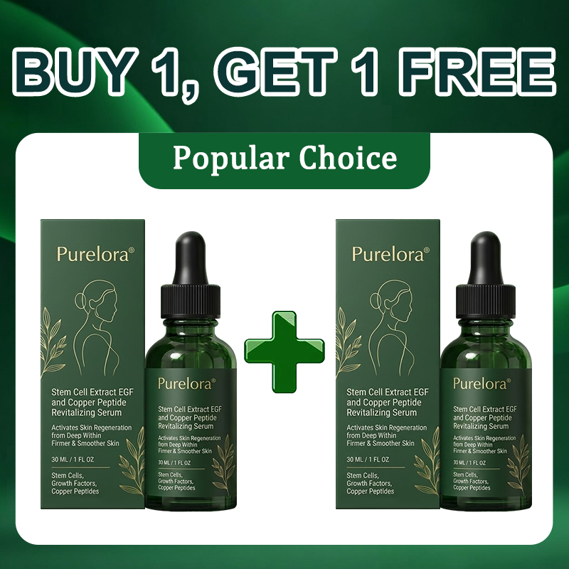 💖 Purelora® Sérum Activateur EGF & Peptides de Cuivre | Aide à stimuler le renouvellement cutané pour une peau plus ferme, plus lisse et visiblement rajeunie