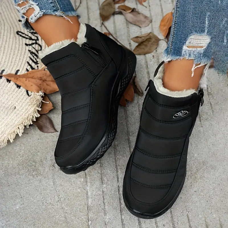 🔥LETZTER TAG: 80 % RABATT | Zeitlich begrenzte Aktion: Warme Damen‑Schneestiefel – wasserdicht mit Pelzfutter