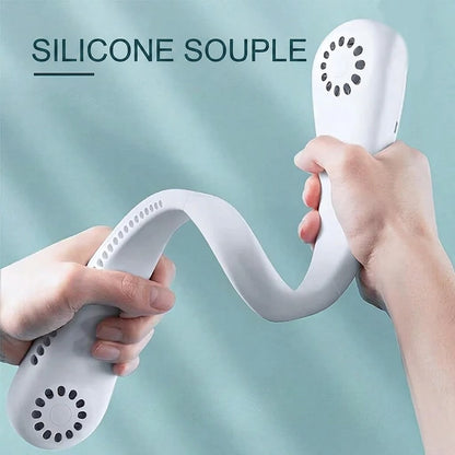 🏆 Best-seller Été 2026 ❄️ Ventilateur de cou portable sans pales – Fraîcheur rapide en 3 secondes