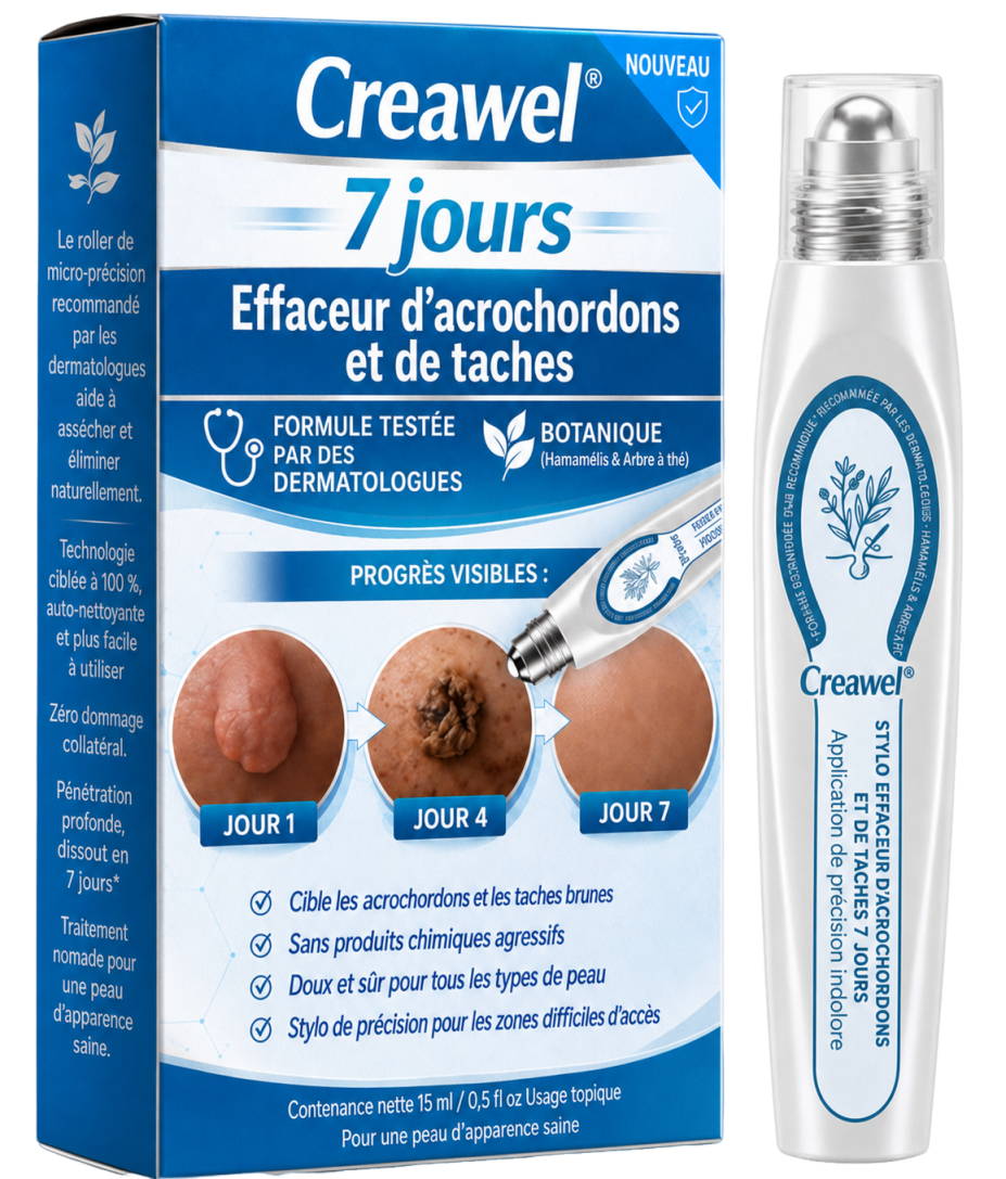 🏆 Boutique Officielle | ✅💎 Creawel® Effaceur de Marques & Imperfections en 7 Jours ✨ (Roll-On Sans Douleur, Sans Cicatrices)