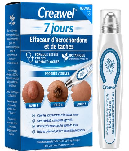 🏆 Boutique Officielle | ✅💎 Creawel® Effaceur de Marques & Imperfections en 7 Jours ✨ (Roll-On Sans Douleur, Sans Cicatrices)